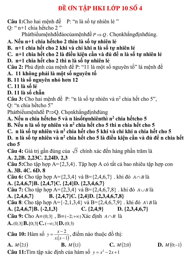 DE THI HKI TOAN 10