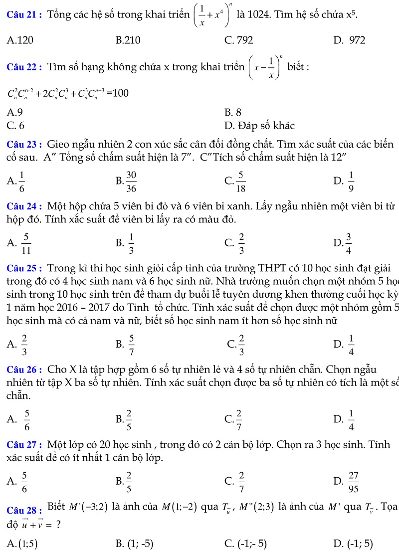 DE THI HKI TOAN 11