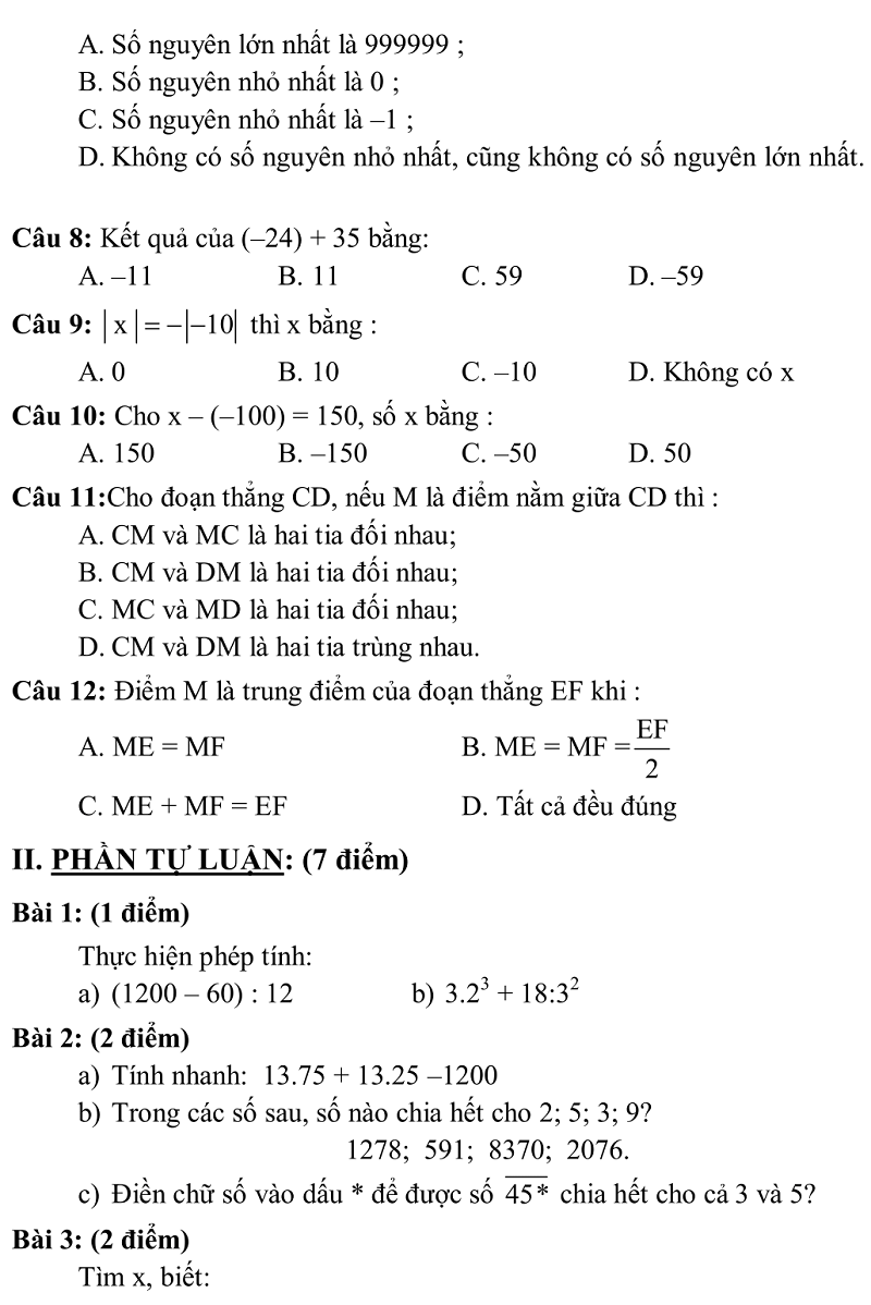 de thi hki toan 6