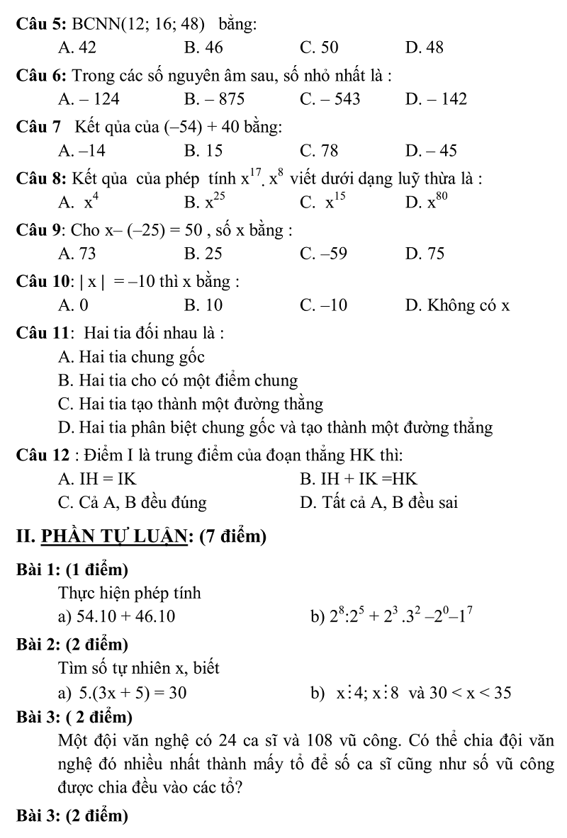 de thi hki toan 6