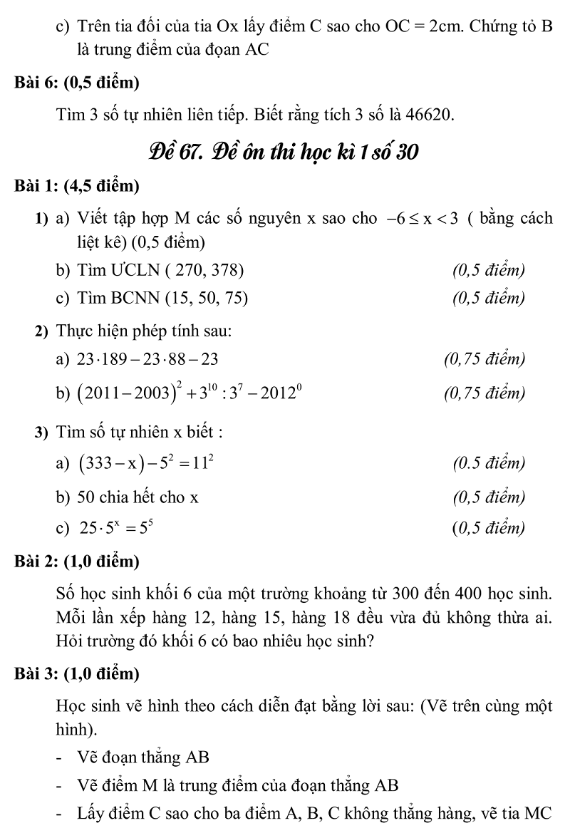de thi hki toan 6