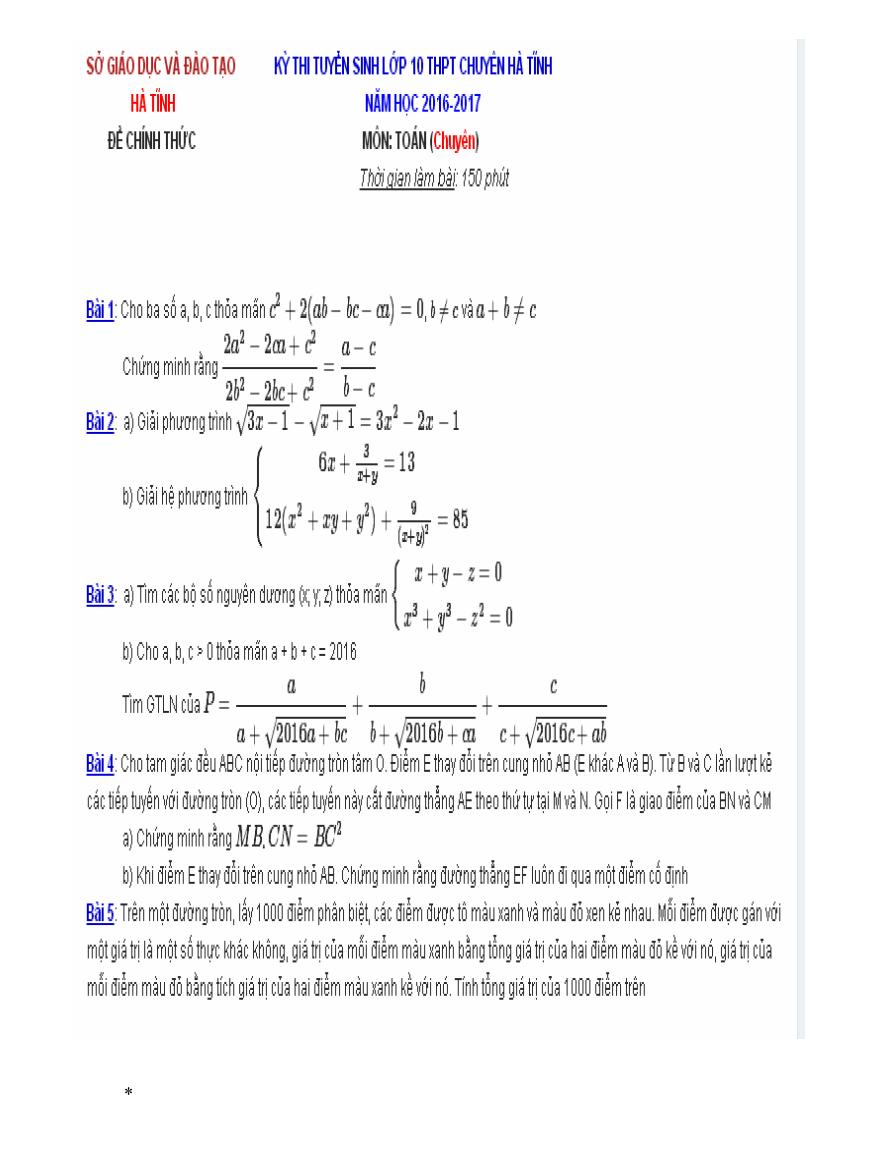 de tuyen sinh 10