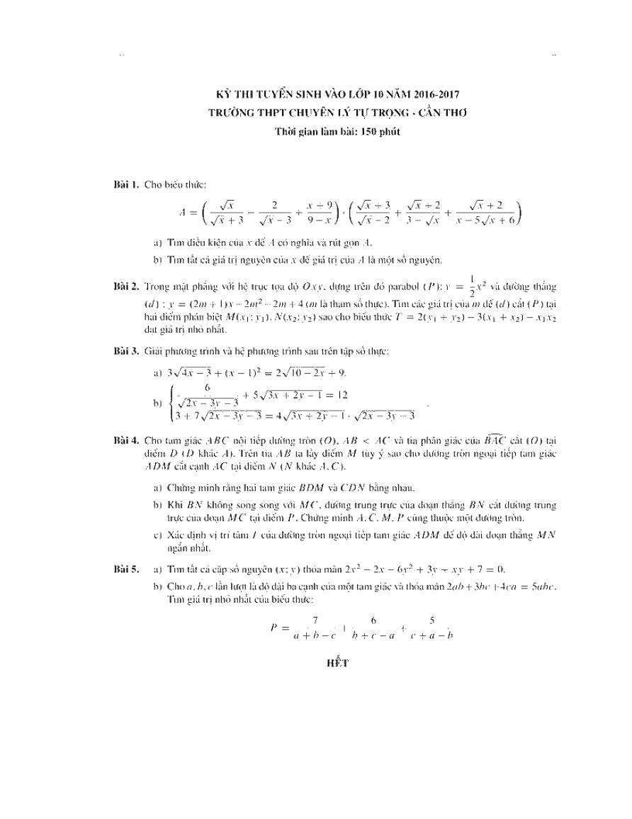 de tuyen sinh 10