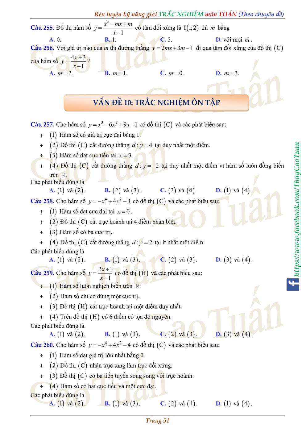 trac nghiem ham so